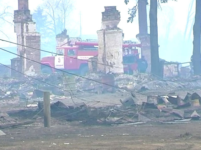 Число погибших в результате крупного пожара в поселке Тыгда Амурской области возросло до трех