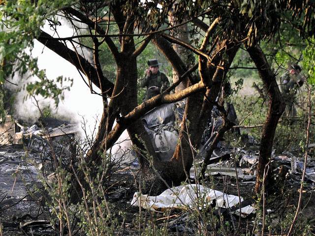 На северном побережье Колумбии сегодня потерпел катастрофу вертолет ВВС страны