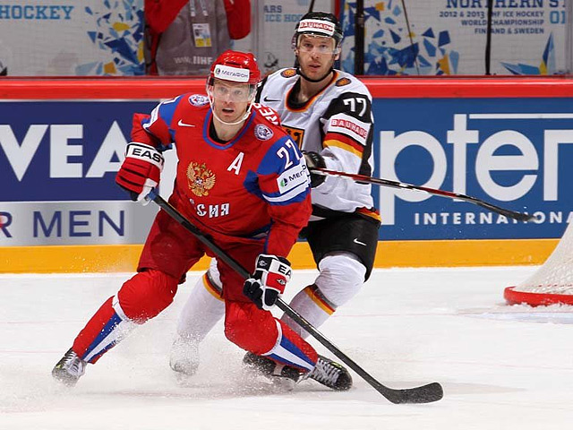 Россия победила Германию на чемпионате мира по хоккею