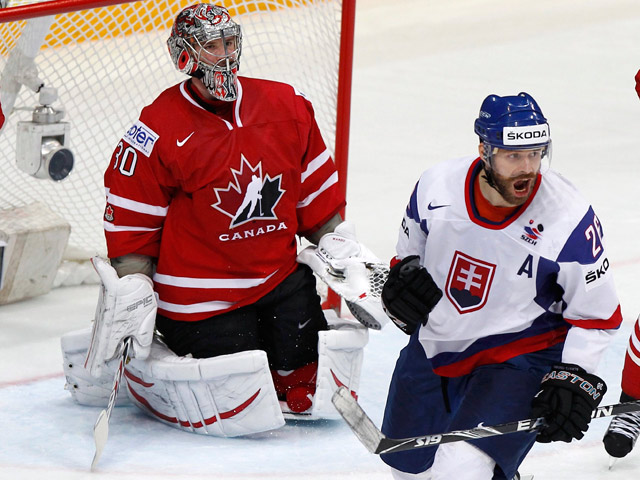 Сборная Канады выбыла из борьбы за медали чемпионата мира по хоккею