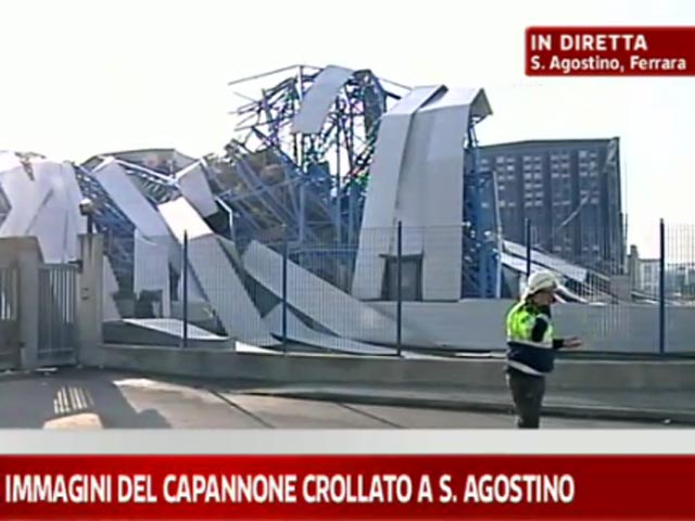 В Сант'Агостино погибло 2 человека при обрушении конструкций завода