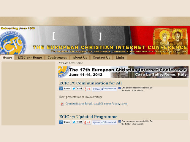 В Риме состоялась XVII Международная христианская конференция, посвященная вере и духовности в интернете