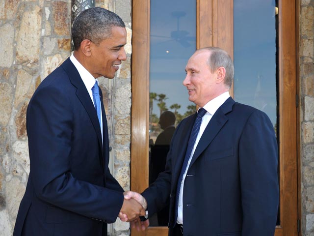 Владимир Путин и Барак Обама, 18 июня 2012 года