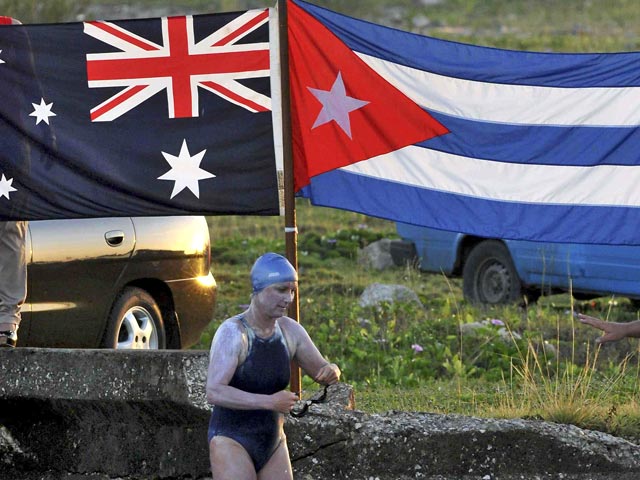 49-летняя австралийка не смогла вплавь добраться от Кубы до США