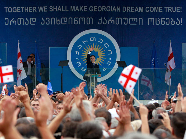 Грузинская оппозиция собрала в Гори митинг на 15000 человек
