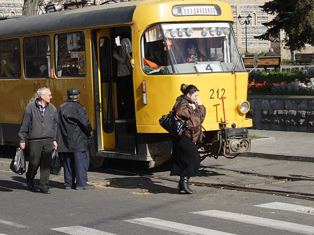 Очередной инцидент с трамваем, едва на приведший к трагедии, произошел в столице Северной Осетии