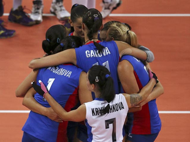 Женская сборная России по волейболу одержала вторую победу на олимпийском турнире в Лондоне, одолев команду Доминиканской Республики со счетом 3-1 (25:23, 25:15, 24:26, 25:22)