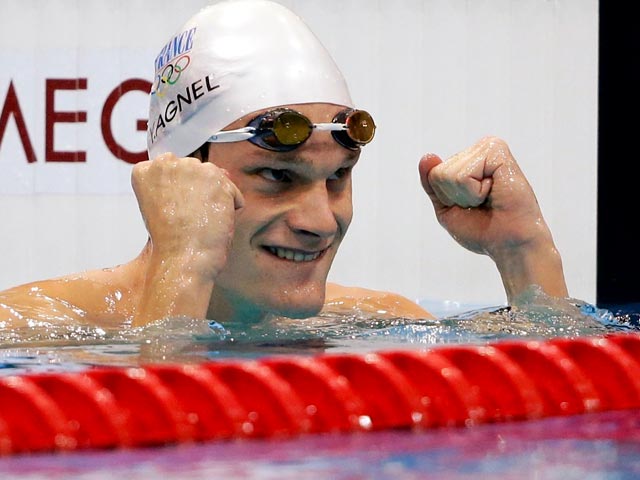 Француз Янник Аньель с большим отрывом первенствовал в финальном заплыве на 200 метров вольным стилем на Олимпиаде в Лондоне и завоевал вторую золотую медаль на нынешних играх