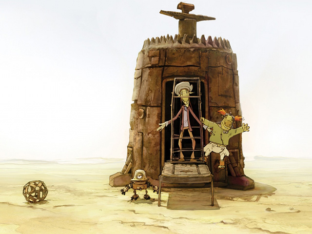 Работа над анимационным фильмом Георгия Данелия "Кин-дза-дза" будет закончена в 2012 году