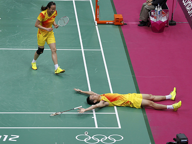 Китайские мастера волана заняли два первых места в олимпийском турнире смешанных пар по бадминтону