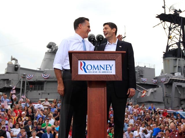 Претендент на пост президента США от республиканцев Митт Ромни официально представил своего вице-президента - конгрессмена Пола Райана. Церемония прошла в городе Норфолк, штат Вирджиния