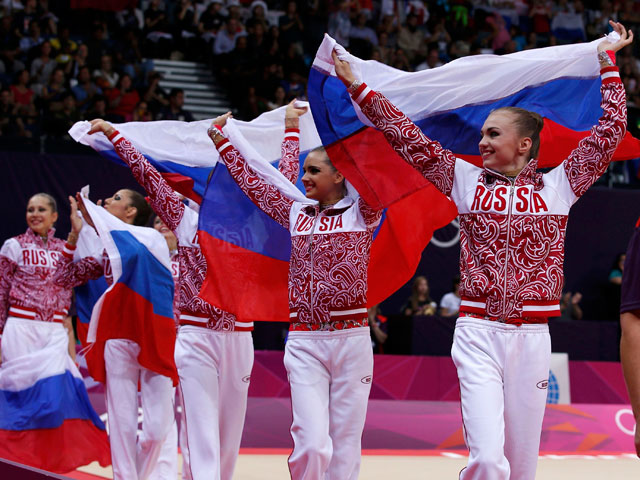 Сборная России на Олимпиаде в Лондоне стала третьей по числу завоеванных медалей: 24 золотых, 25 серебряных и 33 бронзовых - всего 82