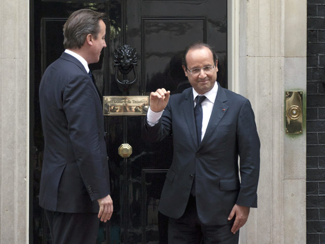 Дэвид Кэмерон(на фото слева) и Франсуа Олланд