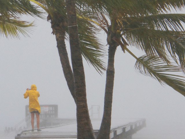 В американской Флориде отменены сотни авиарейсов из-за надвигающегося тропического шторма "Исаак". Сейчас на юге штата идут проливные дожди и резко усилился ветер