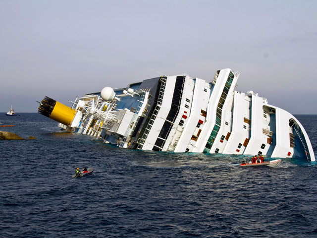На круизном лайнере Costa Concordia, который в январе затонул в Тирренском море у берегов Италии, действовали мародеры