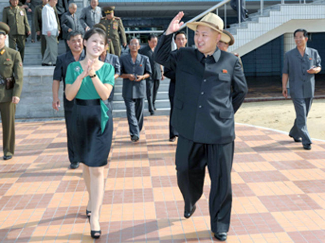 Ким Чен Ын и Ли Суль Чжу
