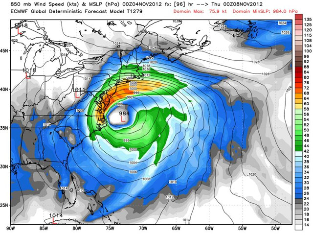 Северо-востоку США, пережившему "Сэнди", угрожает еще один ураган