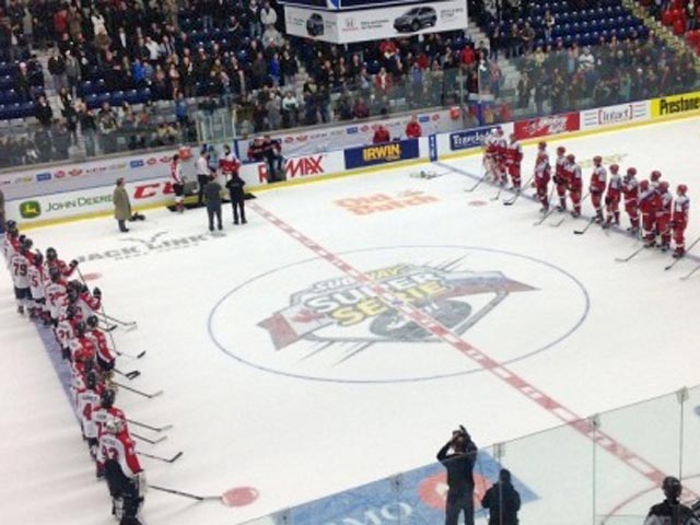 Молодежная сборная России по хоккею выиграла у канадских сверстников