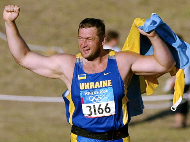 Олимпийский чемпион в толкании ядра Юрий Белоног