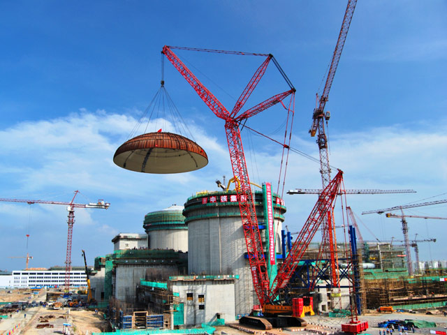 Строительство атомной электростанции в провинции Хайнань, 25 сентября 2012 года
