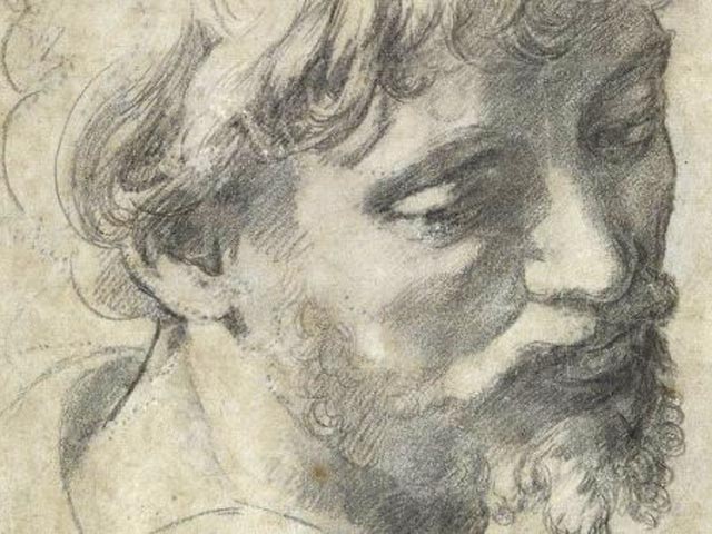 Рисунок Рафаэля "Голова молодого апостола" из коллекции герцога Девонширского Перегрина Кавендиша был продан за рекордные 29,7 миллиона фунтов стерлингов (47,9 миллиона долларов) на вечернем аукционе "Живопись и рисунки Старых мастеров"