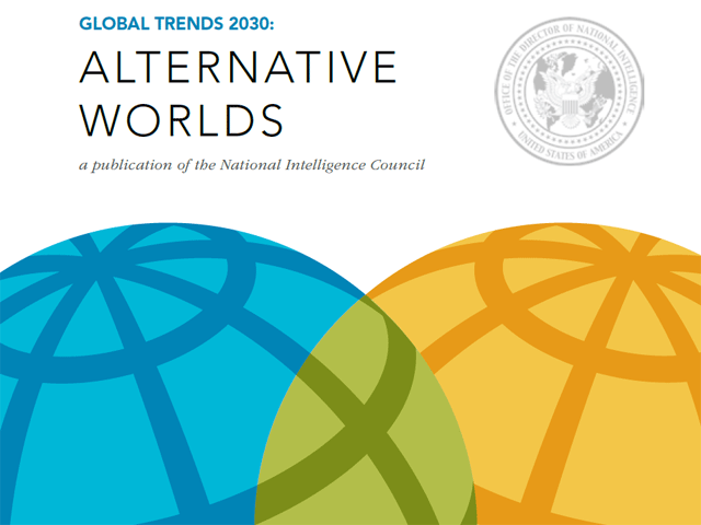 Американский Национальный совет по разведке выпустил доклад "Глобальные тенденции 2030: Альтернативные миры"