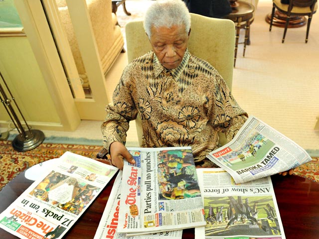 Нельсон Мандела, май 2011 года