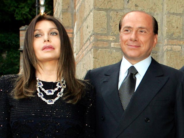 Сильвио Берлускони и Вероника Ларио