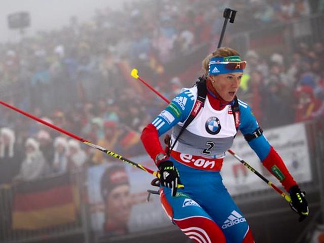 Биатлонистка Ольга Зайцева выиграла гонку преследования в Оберхофе