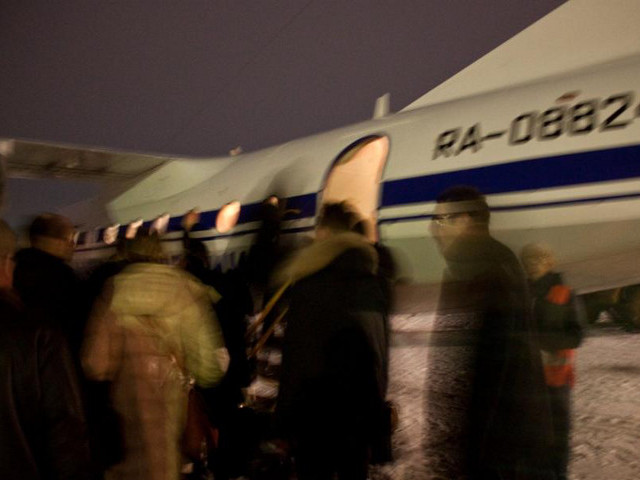 Пассажирский Ан-24 после посадки в Саранске выкатился за пределы взлетно-посадочной полосы