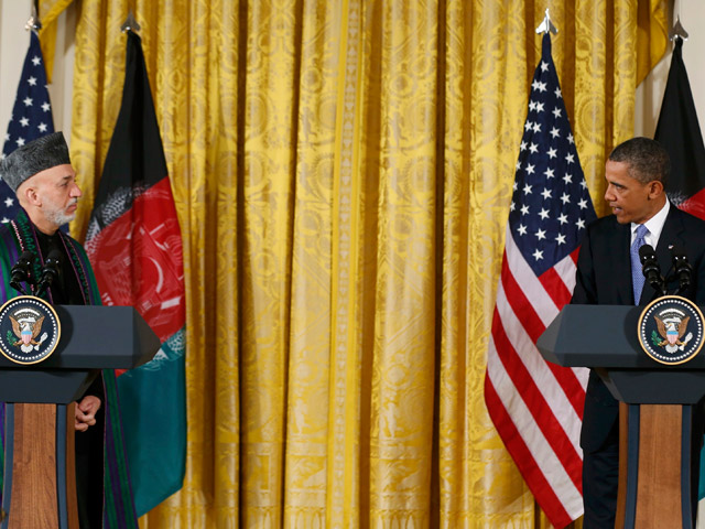 Обама и Карзай договорились ради процесса примирения в Афганистане учредить представительство радикального движения "Талибан"