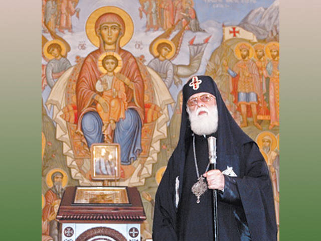 В РПЦ придают важное значение визиту в Россию Грузинского патрирха Илии II