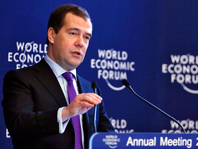 Дмитрий Медведев не решился представить в Давосе экономическую программу правительства до 2018 года