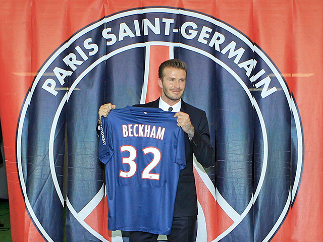 "Пари Сен-Жермен" объявил о подписании контракта с Дэвидом Бекхэмом