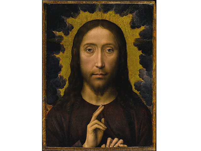 Случайно обнаруженная в прошлом году деревянная икона "Благословение Христа" работы выдающегося фламандского живописца 15 века Ганса Мемлинга продана в четверг на аукционе Sotheby's в Нью-Йорке за 4 миллиона 114,5 тысячи долларов