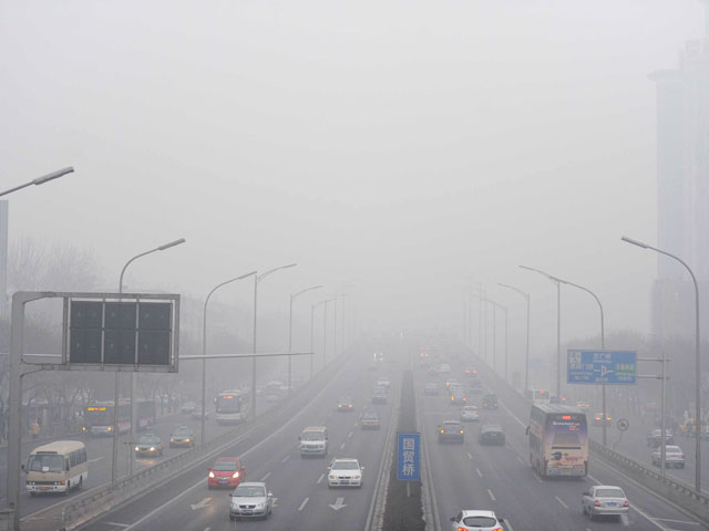 Смог в Пекине, 1 февраля 2013 года