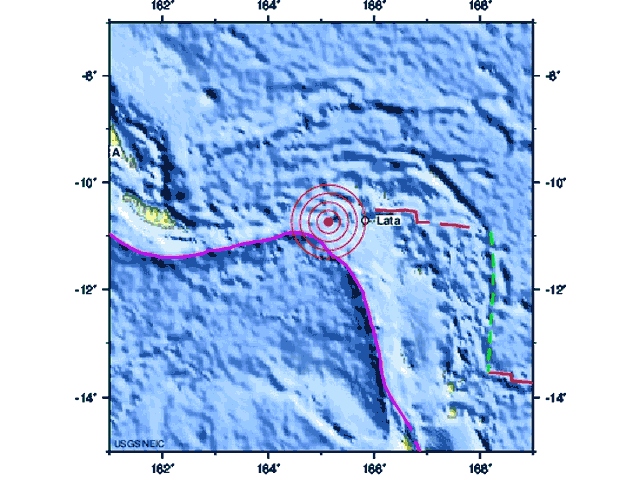 Несколько поселений на Соломоновых островах в среду были разрушены после серии мощных землетрясений в регионе