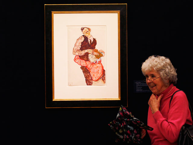 Рисунок Шиле "Любовники" продан за рекордные 7,9 млн фунтов