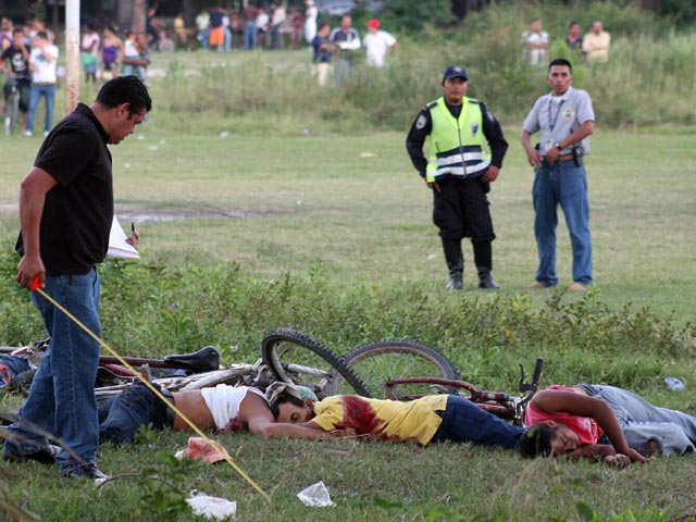 Город Сан-Педро-Сула в Гондурасе второй год подряд признается самым опасным населенным пунктом мира со 169 убийствами на каждые 100 тысяч населения