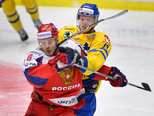 Хоккеисты сборной России победили Швецию на этапе Евротура 