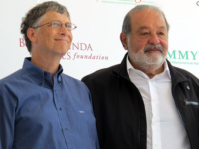 Билл Гейтс и Карлос Слим