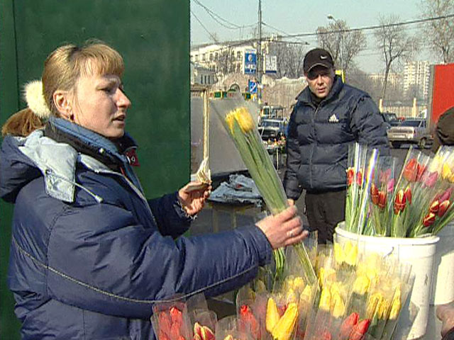 Значительный рост оптовых цен на цветы наблюдается в Москве в преддверии Международного женского дня наблюдается, заметили в столичном правительстве