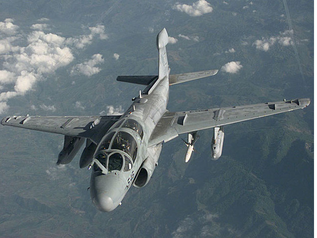 В американском штате Вашингтон разбился палубный самолет EA-6B Prowler, принадлежавший ВМС США