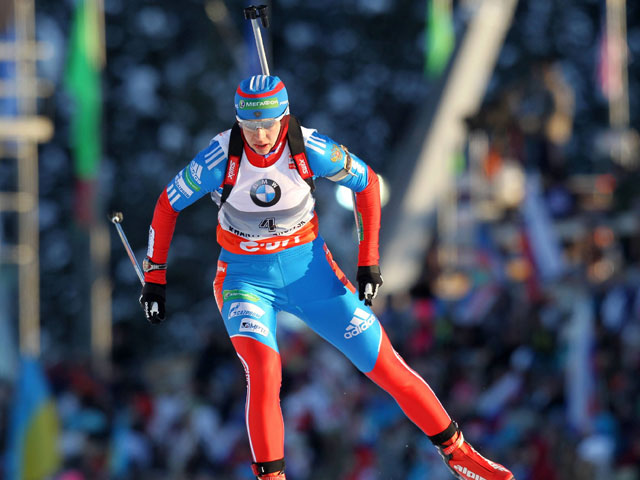 Россиянка Ольга Вилухина (два промаха) стала четвертой, отстав от победительницы на 26 секунд