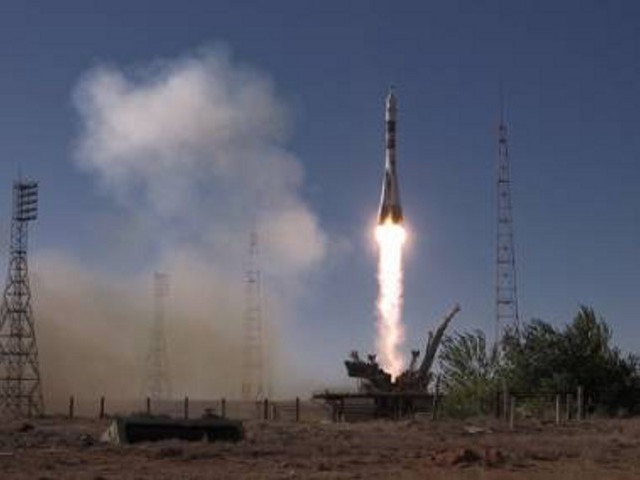 Российский корабль "Союз" стартовал сегодня в 00:43 мск к Международной космической станции с Байконура и уже вышел на расчетную орбиту
