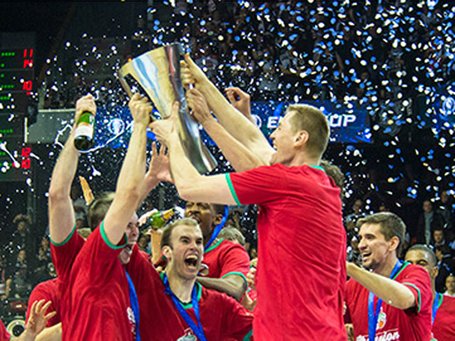 Баскетболисты "Локомотива-Кубани" стали обладателями Кубка Европы 