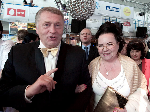 Владимир Жириновский со своей женой Галиной