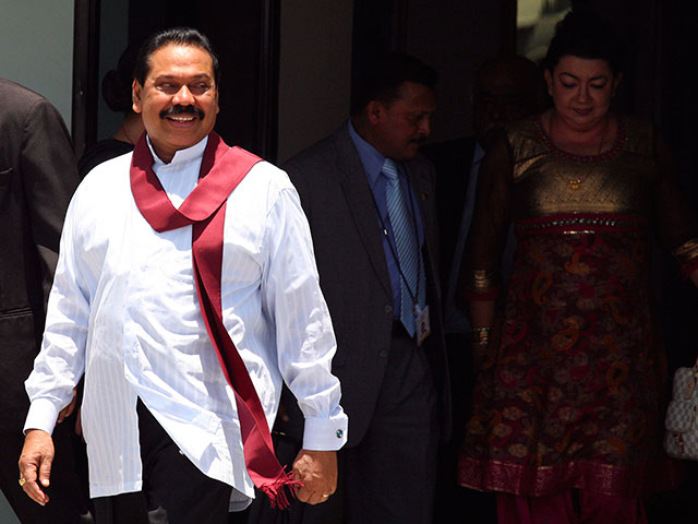 Президент Демократической Социалистической Республики Шри-Ланка Махинда Раджапаксе