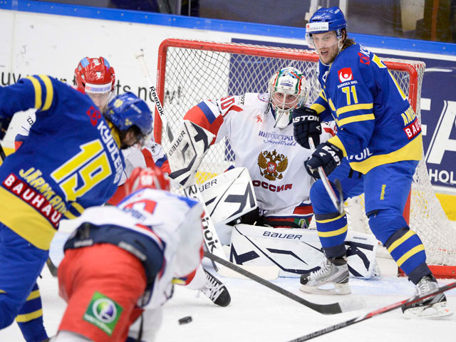 Сборная России потерпела поражение на старте Чешских хоккейных игр
