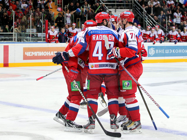 Национальная сборная России по хоккею стала победителем Еврохоккейтура сезона 2012/2013